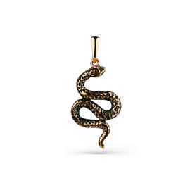 Подвеска 003-0513-6000-012 золото змея