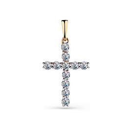 Крест декоративный 004-0049-0001-011 золото
