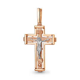 Крест христианский 14801.1 золото