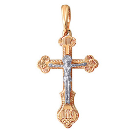Крест христианский 810-00007-10-00-00-02 золото