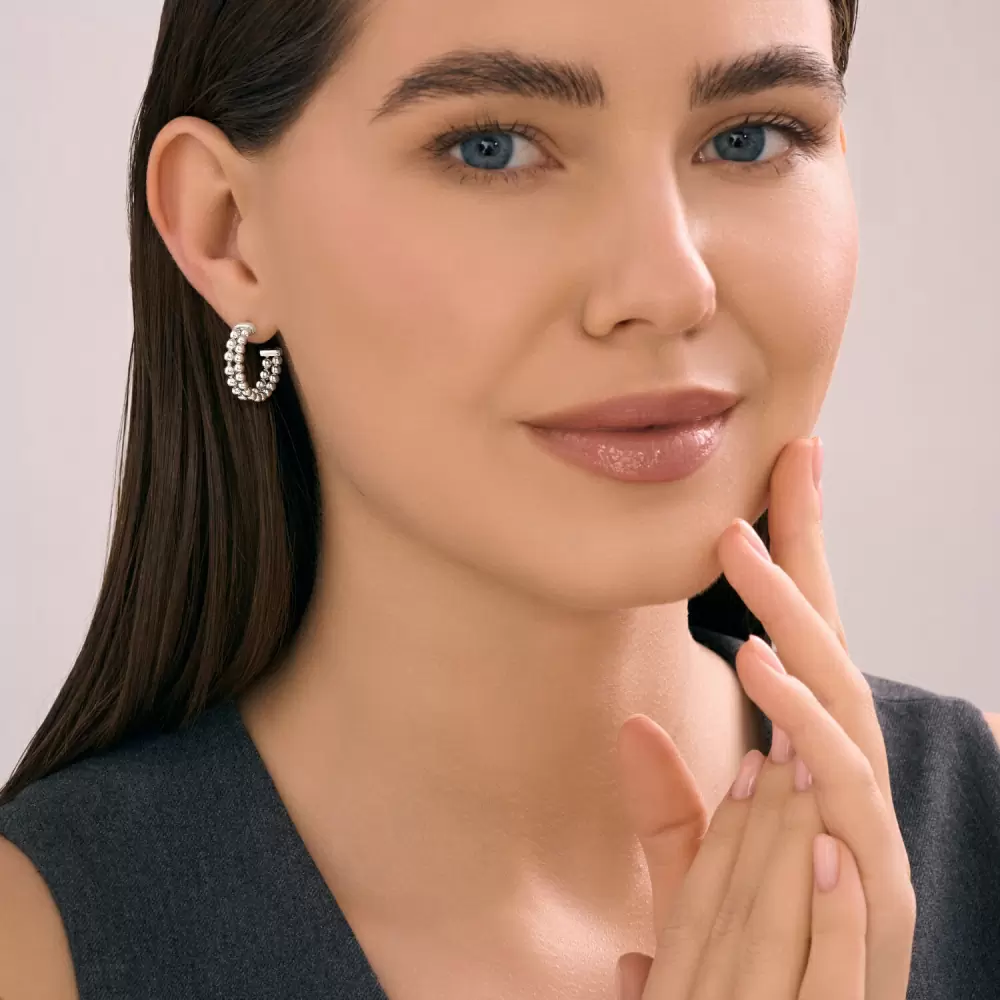 Серьги конго 94027139 серебро_1