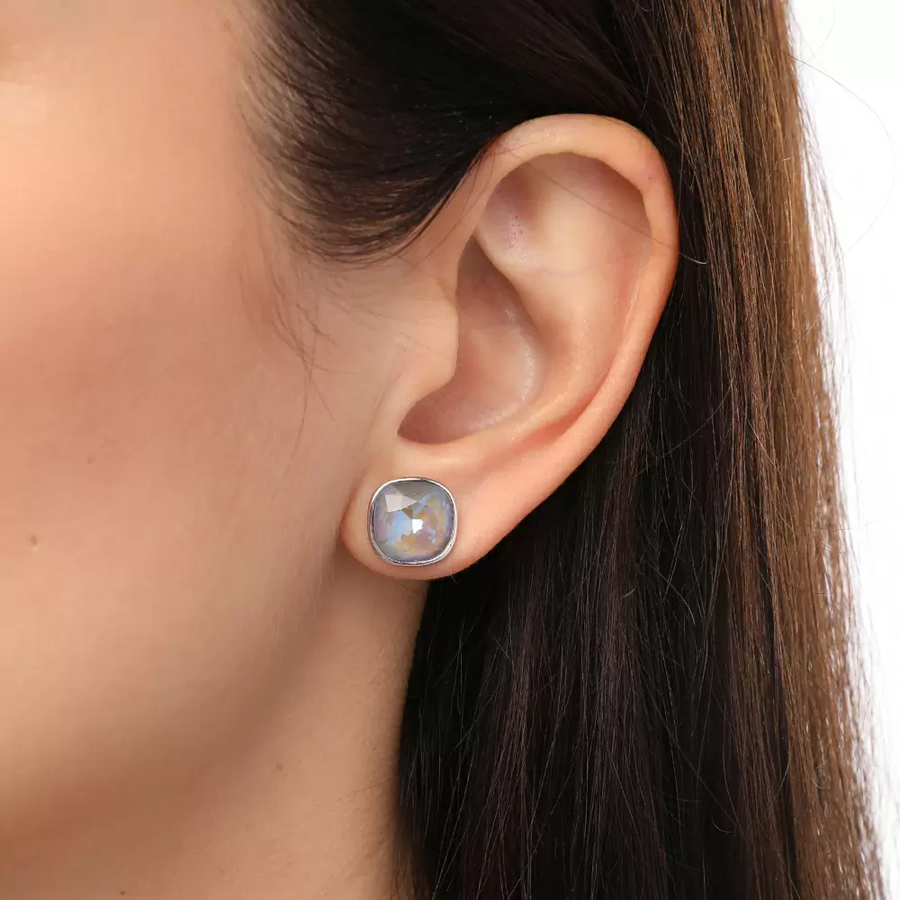 Серьги пусеты SW000020R-150E бижутерный сплав триумф_2