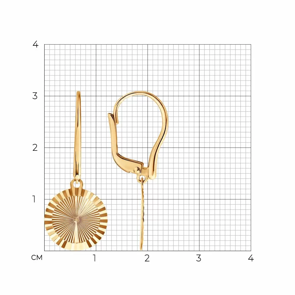 Серьги подвесные 51-121-02792-1 золото_1
