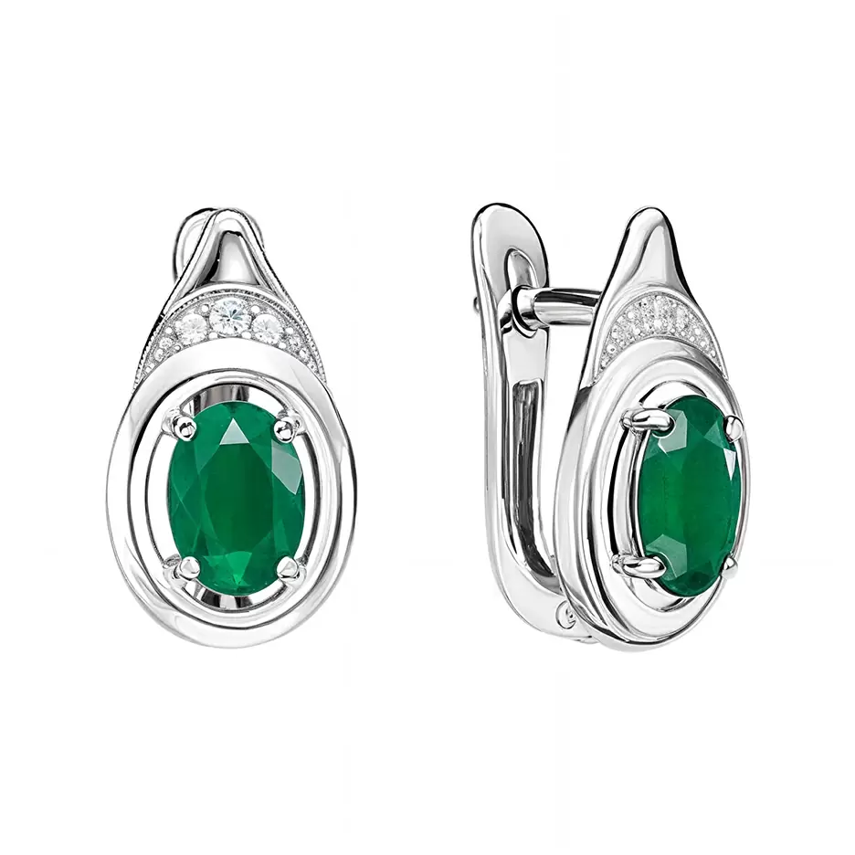 Серьги С-1231-6607-1 серебро