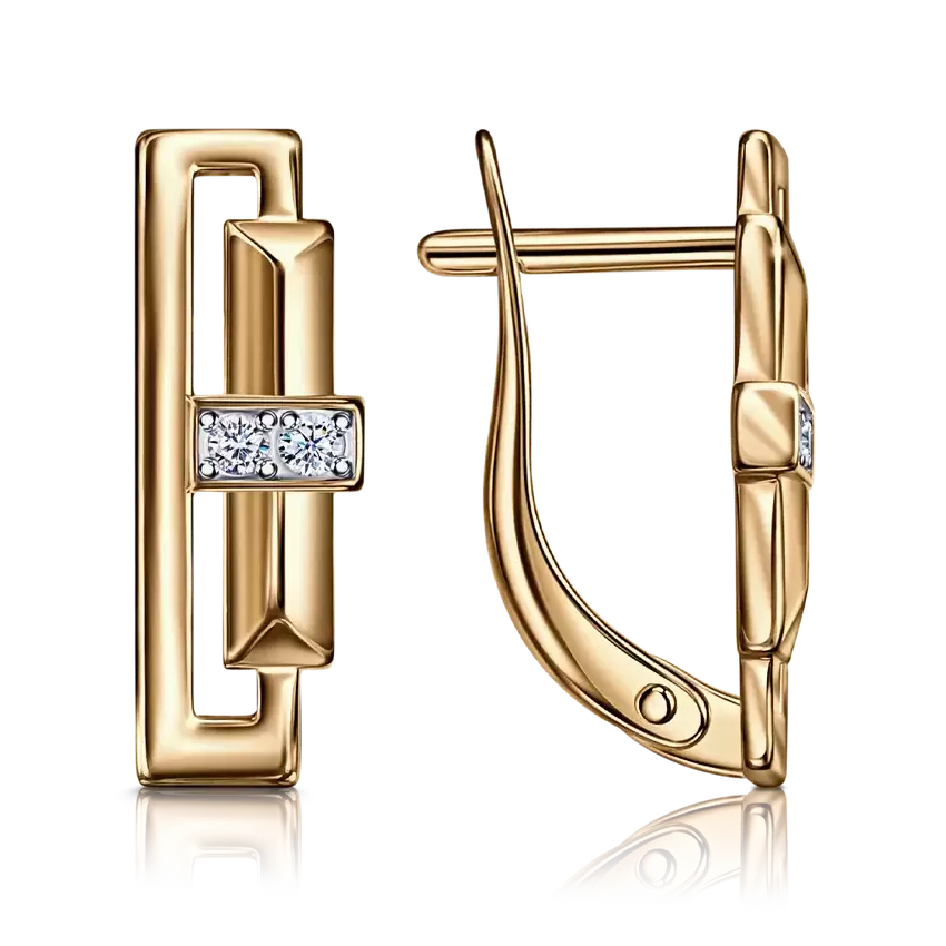 Серьги С132-3233 золото_0