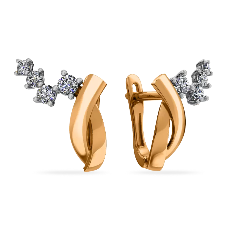 Серьги 01-216770 золото
