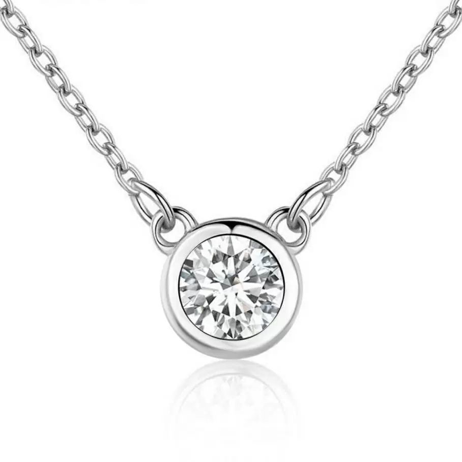 Колье 195-034025 серебро
