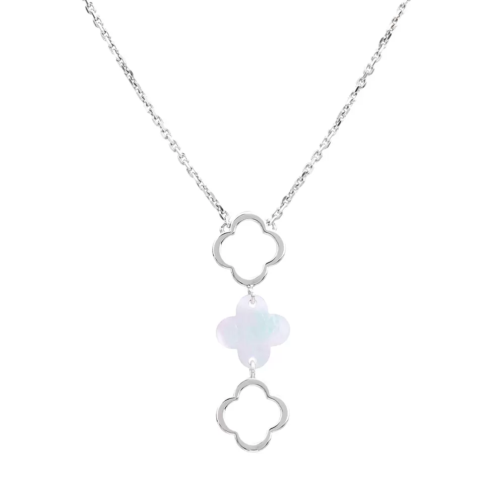 Колье 1044156-01250-EE серебро Ван Клиф