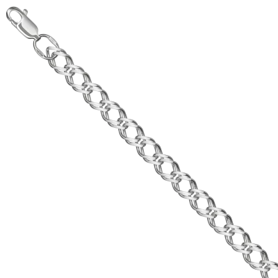 Цепь НЦ22-076Ю-3 d0.80  серебро Полновесная