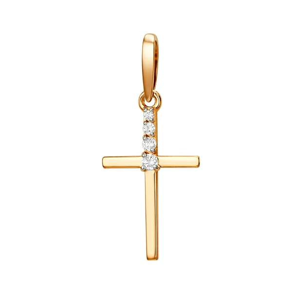 Крест декоративный 101998-1102 золото Полновесный_0