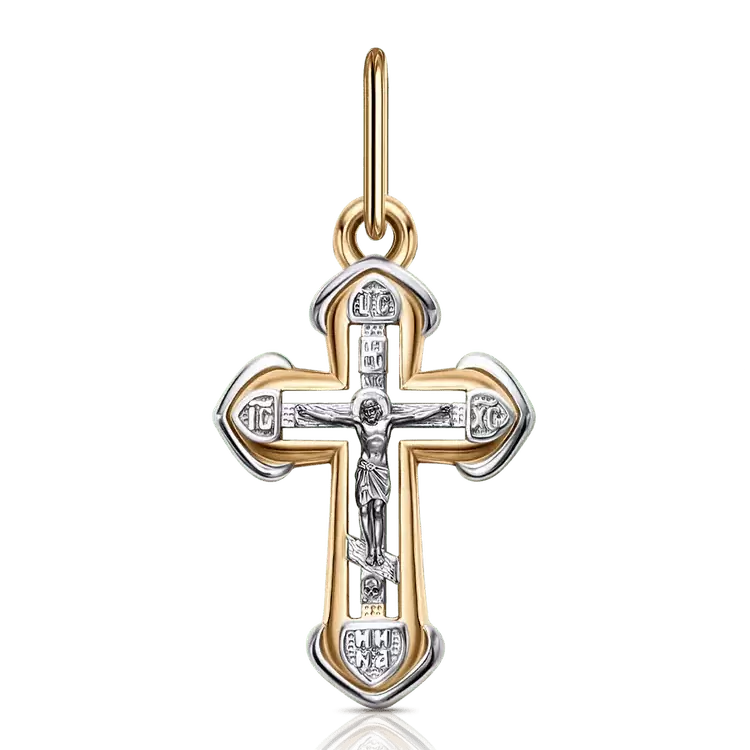 Крест христианский Кр102-2560 золото_0
