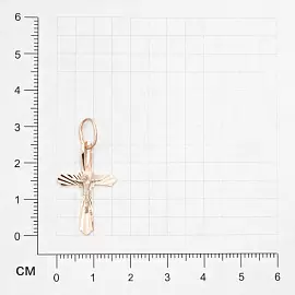 Крест христианский ИХ-22.23-ЛУЧИ золото Полновесный_1