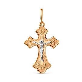 Крест христианский 800787-1002 золото Полновесный_0