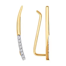 Серьги каффы 0200503 золото_0