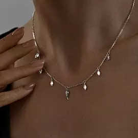 Колье 94070659 серебро_1