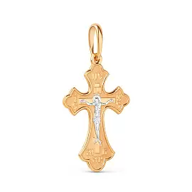 Крест христианский 800787-1002 золото Полновесный_1