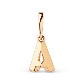 Подвеска буква 106868-1000 золото Буква А_0