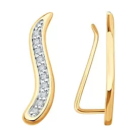 Серьги каффы 51-120-02905-1 золото_0