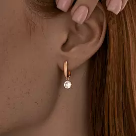 Серьги подвесные 93020908 серебро_1