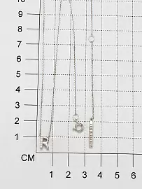 Колье 06-2980.08КЦ-00 серебро Буква R_1