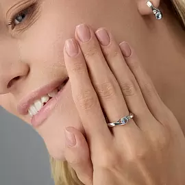 Кольцо 01-4697.БРТБ-00 серебро_2