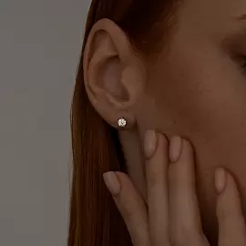 Серьги пусеты 94021687 серебро_1