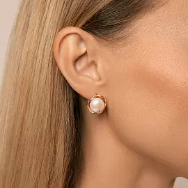 Серьги 290-1-999Р золото_1