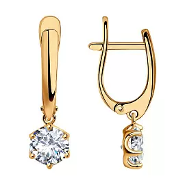 Серьги подвесные 93020908 серебро_0