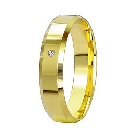 Кольцо обручальное 10-722-Ж золото
