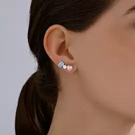 Серьги каффы 94026911 серебро_1