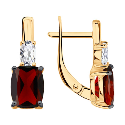 Серьги 92023175 серебро