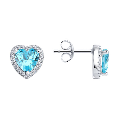 Серьги 94027159-91 серебро