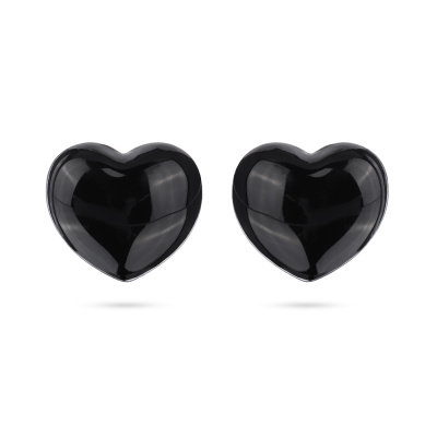 Серьги пусеты BS050306REB-00E бижутерный сплав сердцебиение
