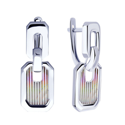 Серьги подвесные Т30062Е275 золото