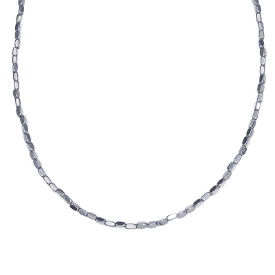 Бусы чокер К-Гм-130-2-с-43 серебро