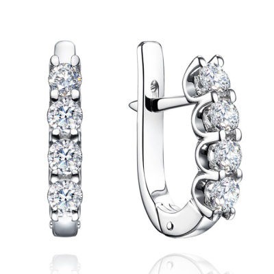 Серьги дорожка 73985 золото Дорожка