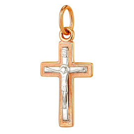 Крест христианский п653-01 золото