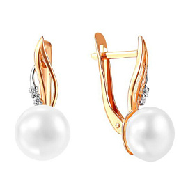 Серьги 290-1-925Р золото