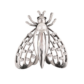 Брошь 61693310 ювелирный сплав Мотылек