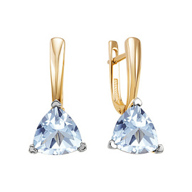 Серьги С122-6024Т золото