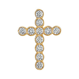 Крест декоративный 16930 золото