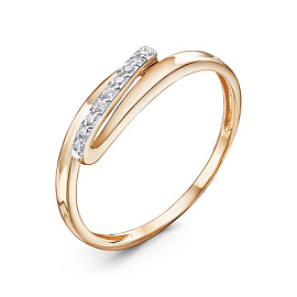 Кольцо 1106759 золото Дорожка