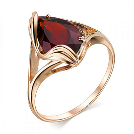 Кольцо один камень 9025-1 гр золото