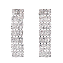 Серьги подвесные 222201316 ювелирный сплав