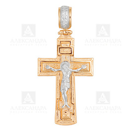 Крест христианский п1092-01 золото