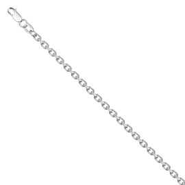 Цепь НЦ22-205Ю-3 d0.80 серебро Полновесная