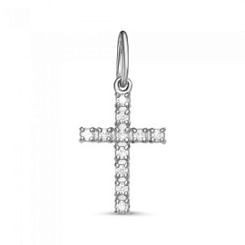 Крест декоративный п1004р серебро