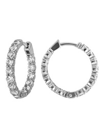 Серьги конго СТЕ0701К серебро