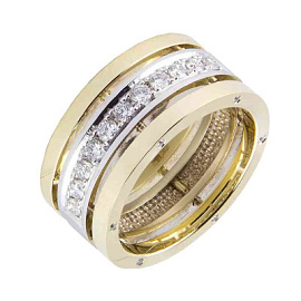 Кольцо обручальное R0099101-04               золото