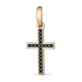 Крест декоративный Кр124-1125Шпи золото Крест